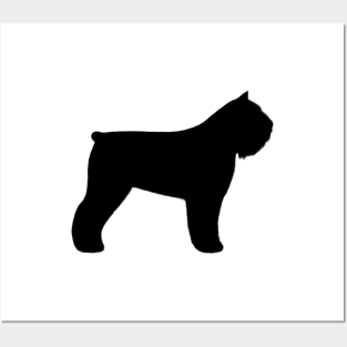Bouvier des Flandres Silhouette Posters and Art
